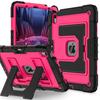 Heavy Duty Shockproof Case for iPad Air 4 Air 5 Air 11 M2 M3 Rugged Protective Cover with Built In Kickstand Crossbody Strap