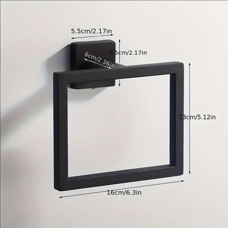 Stainless Steel Towel Ring For Bathroom With Durable Metal Holder For Home Use