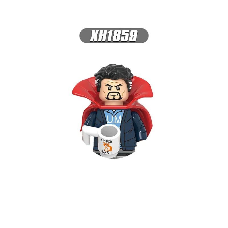 Marvel Building Blocks Mini Action Figures Children's Party Gifts Brick Toy Doctor Strange Spider-Man Kate Bishop