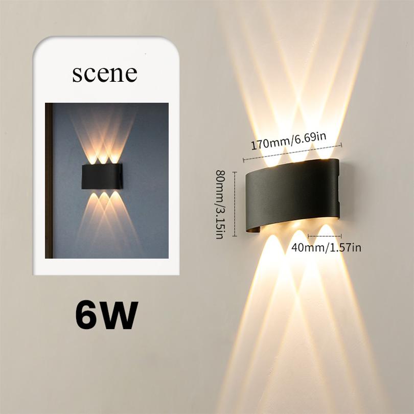 LED Wall Lamp LED Bulb Outdoor Motion Sensor Light Waterproof IP66 Wall Light Porch Garden Lights Living Room Street Stairs