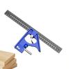 30CM Precision Combination Square 45/90 Degree L Shaped Ruler Angle Ruler  Metal Fabrication