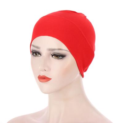 Pañuelo Turbante Elástico de Color Sólido para Mujer, Gorro, Cubre Cabeza, Tocado