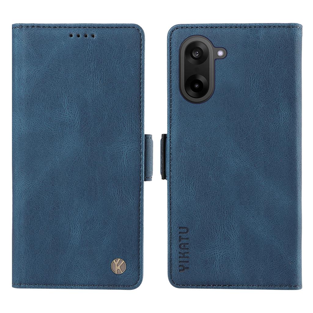 For OnePlus Nord CE5 5G/OnePlus Ace 5 Racing 5G Leather Case YIKATU YK-005 Skin-touch Feeling Wallet Phone Cover