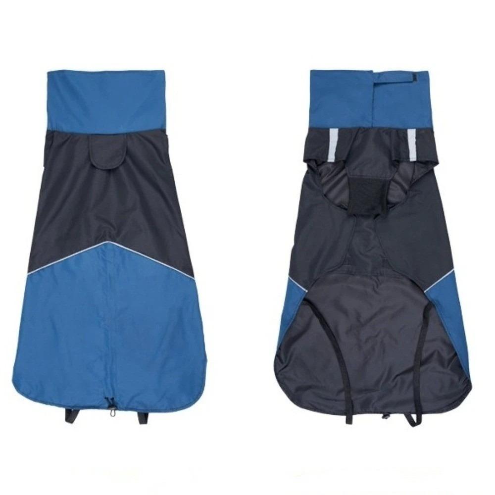 Adjustable Dog Rain Jacket Windproof Dog Rain Cloak Pet Waterproof Clothes  Night Walking