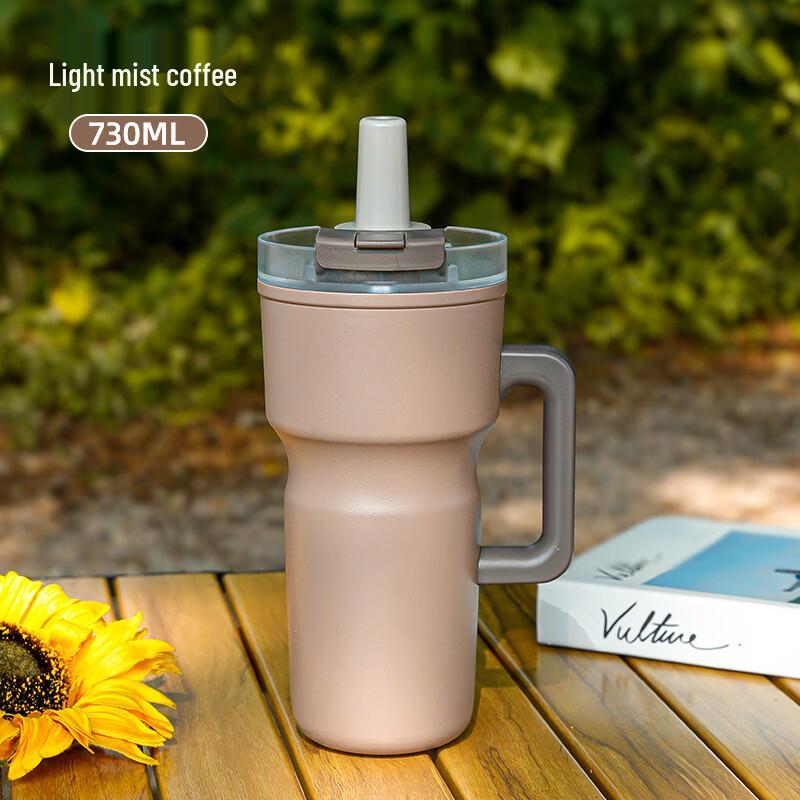 OLOEY Portable Insulated Straw Tumbler