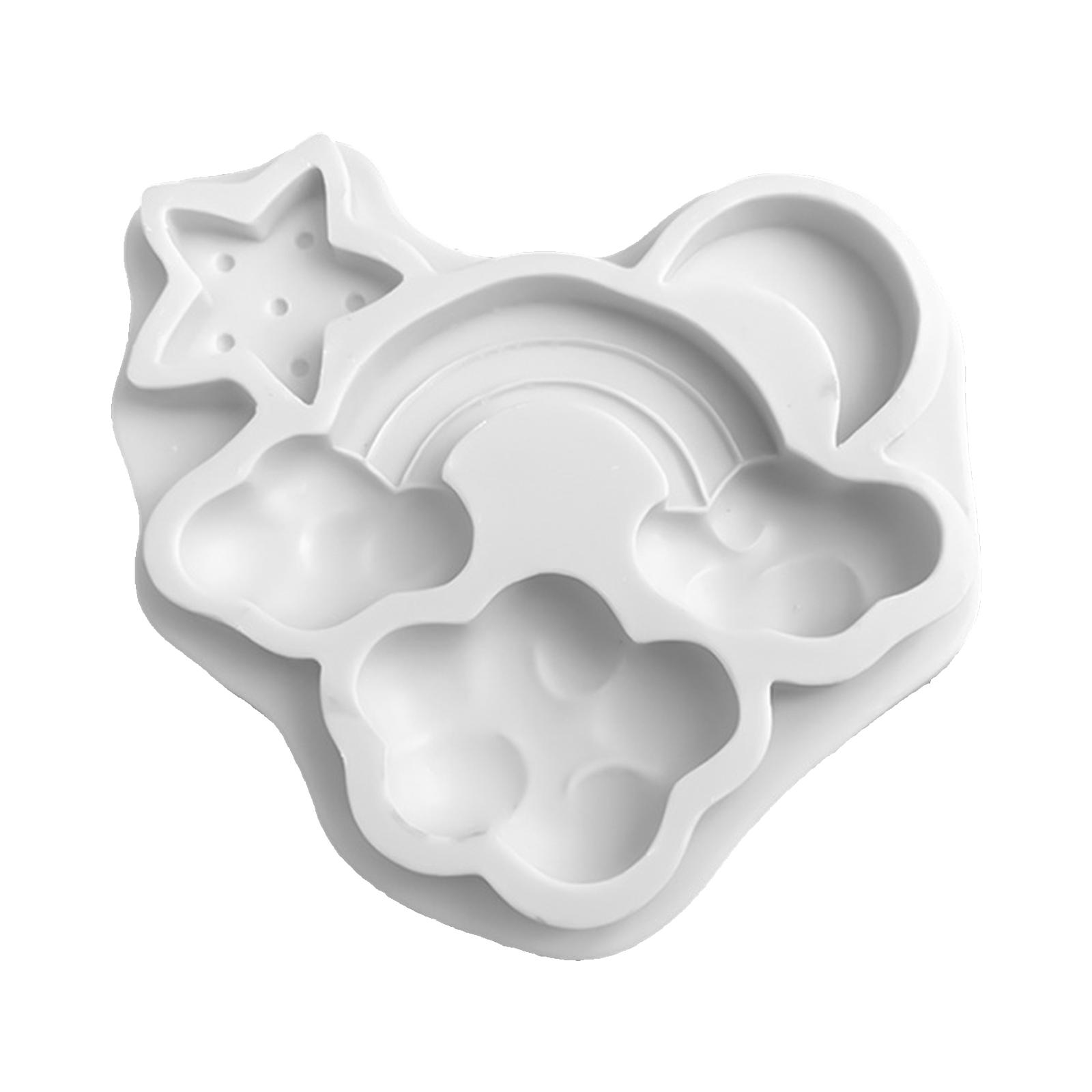 

Звезды, луна, облака, радуга, силиконовые формы для помадки, конфеты, шоколадные формы для самостоятельного изготовления, украшения для торта, кексов