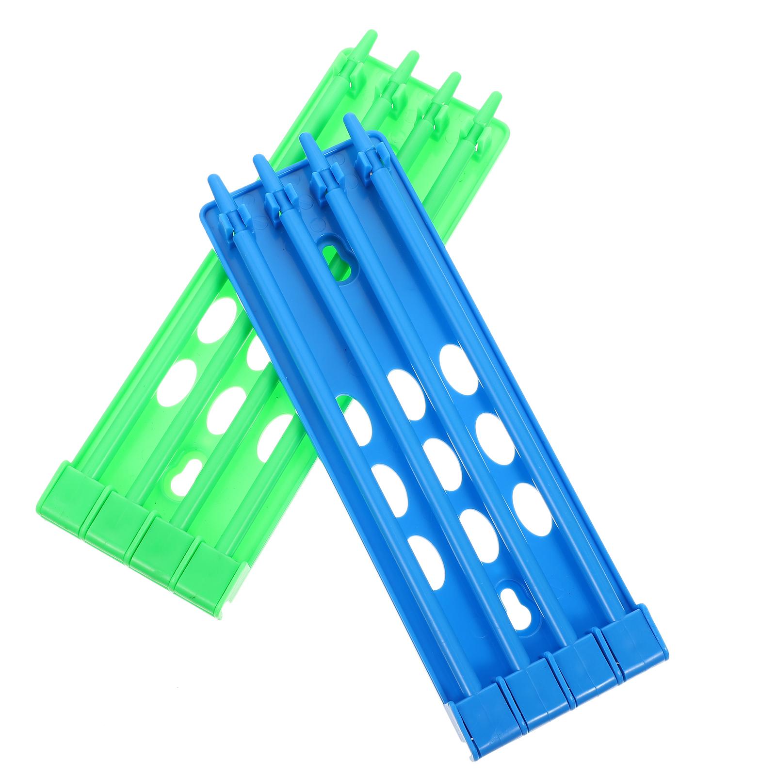 

2 шт. Держатель для лодыжки Принадлежности для голубей Стойки для колец для кур Рамка для колец Органайзер для ног Пластиковые кольца для ног птицы 20X7X1.5CM