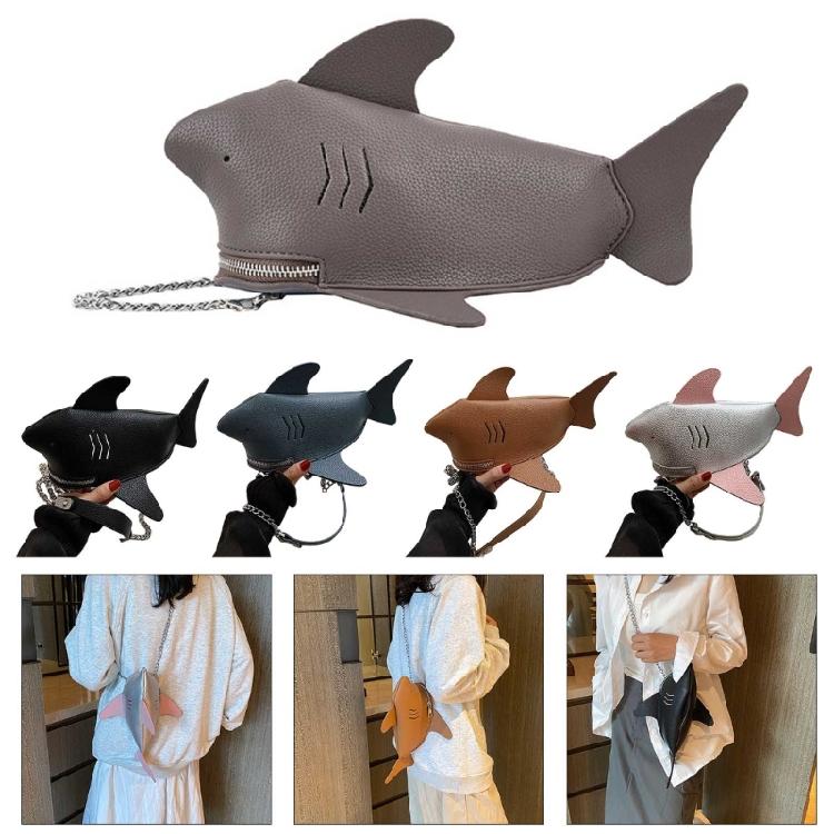 Playful Cartoon Animal Shape Women's PU Shoulder Bags Chain Sling Crossbody Bag