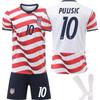 2026 FIFA World Cup USA Football Jersey for Kids and Adults PULISIC #10