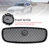 XF-R Style Front Bumper Grill Grille Fit Jaguar XF 2016-2019 Gloss Black