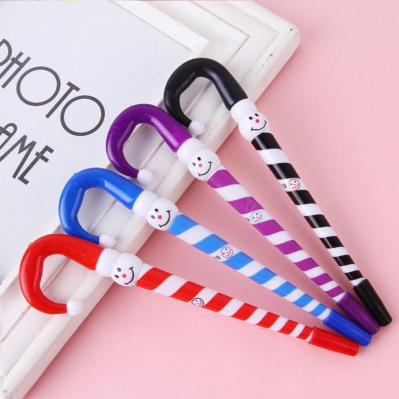 Cartoon Magic Wand Santa Claus Candy Cane Ballpoint Pen Set