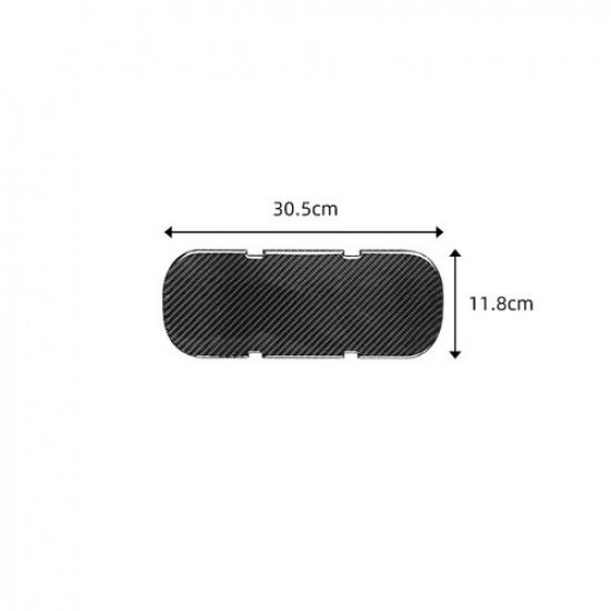 Carbon Fiber Armrest Storage Box Mat Cover For Subaru BRZ Toyota 86 2017-