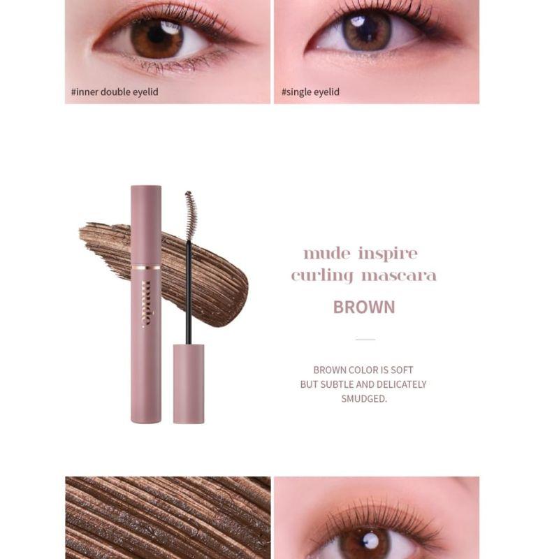 mude - Inspire Longlash Curling Mascara - 2 Colors