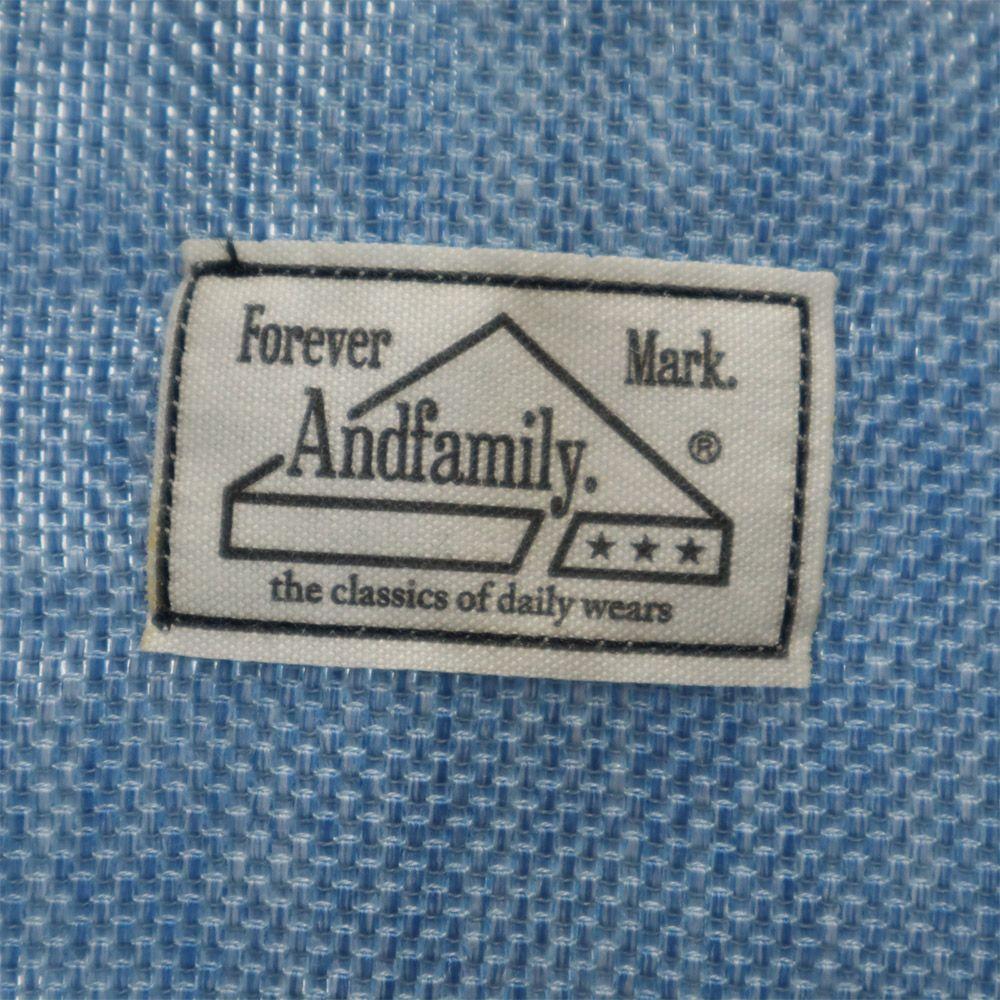 unused ANDFAMILYS co. made in Japan Long sleeve Oriental Mesh shirt 38 Men's Used