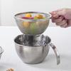 304 Stainless Steel Measuring Cup with Handle Scale Large Capacity Multifunction Egg Liquid Mixing Bowl Kitchen Supplies