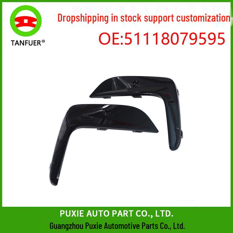 Front Bumper Fog Light Trim Frame for BMW G20 (51118079595/51118079596)