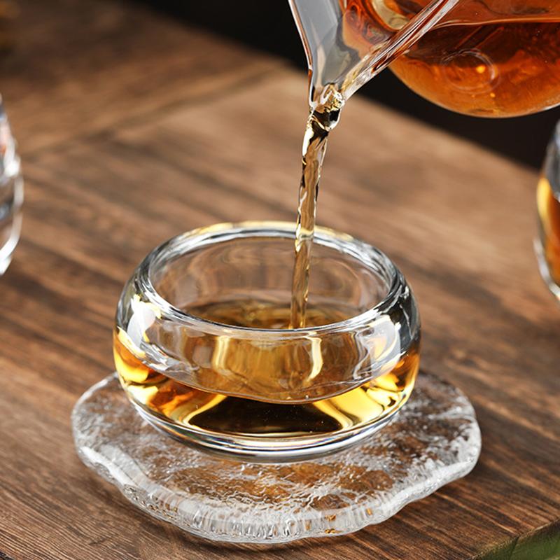 80ml Filiżanka do herbaty Kryształowe szkło Czyste naturalne szkło Zagęszczony kubek do wina Przezroczysty kubek mistrzowski Prezenty dla przyjaciół Kubki Szklanki