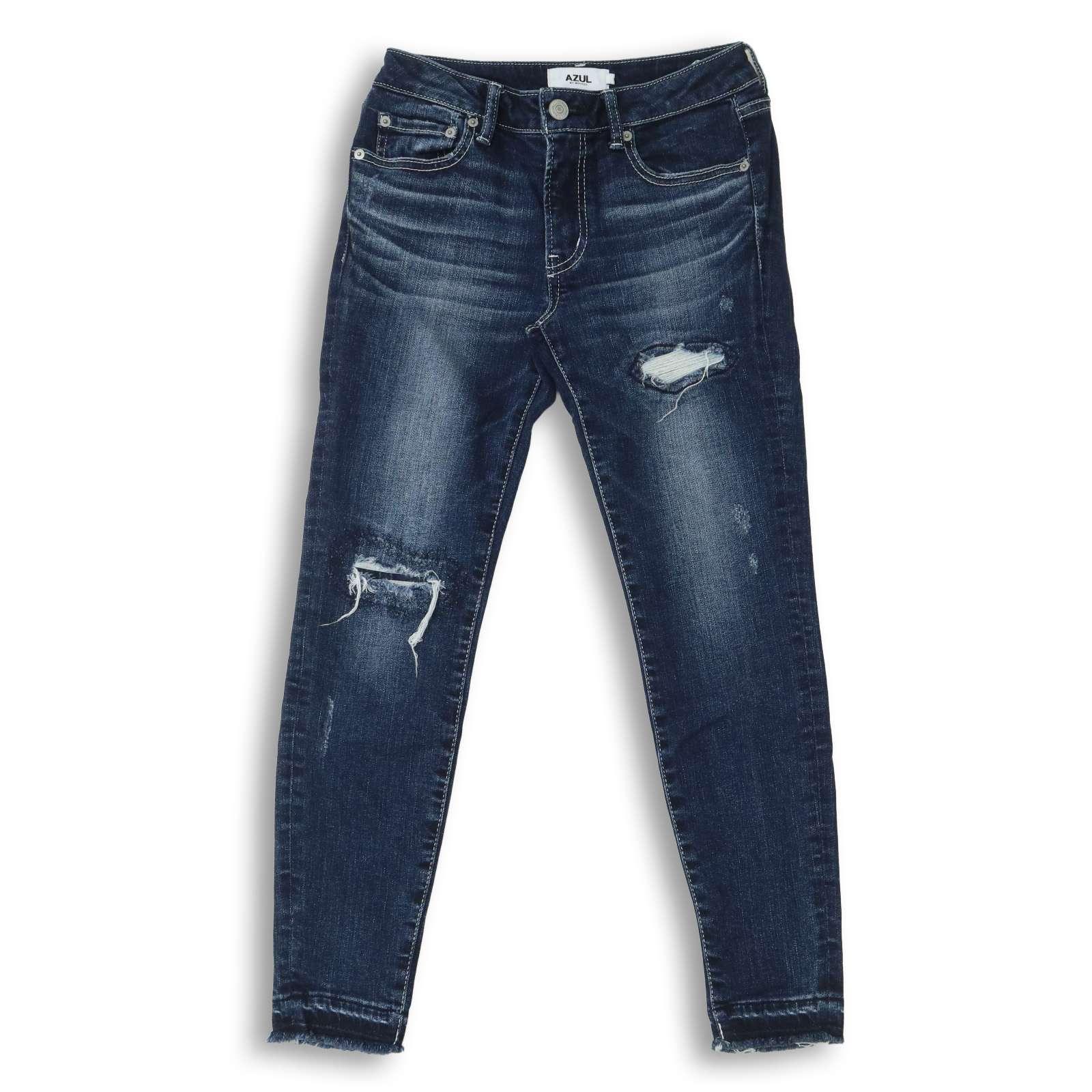 AZUL by moussy All Year Distressed Denim Stretch Skinny Pants Jeans Sz.S Men s