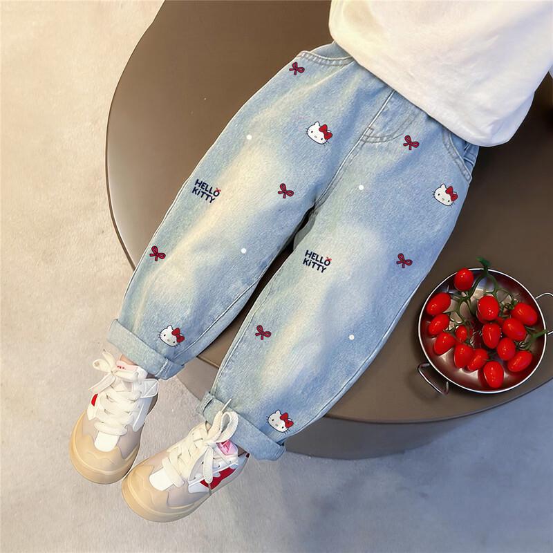 Hello Kitty Girls' Retro Slim-Fit Jeans