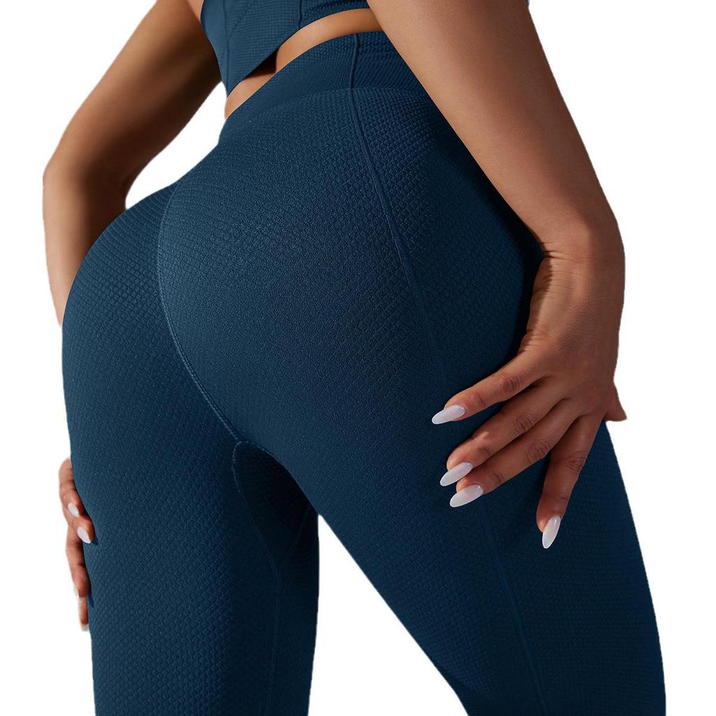 High-Waisted Tummy-Control Yoga Pants for Women's Outdoor Running & Fitness