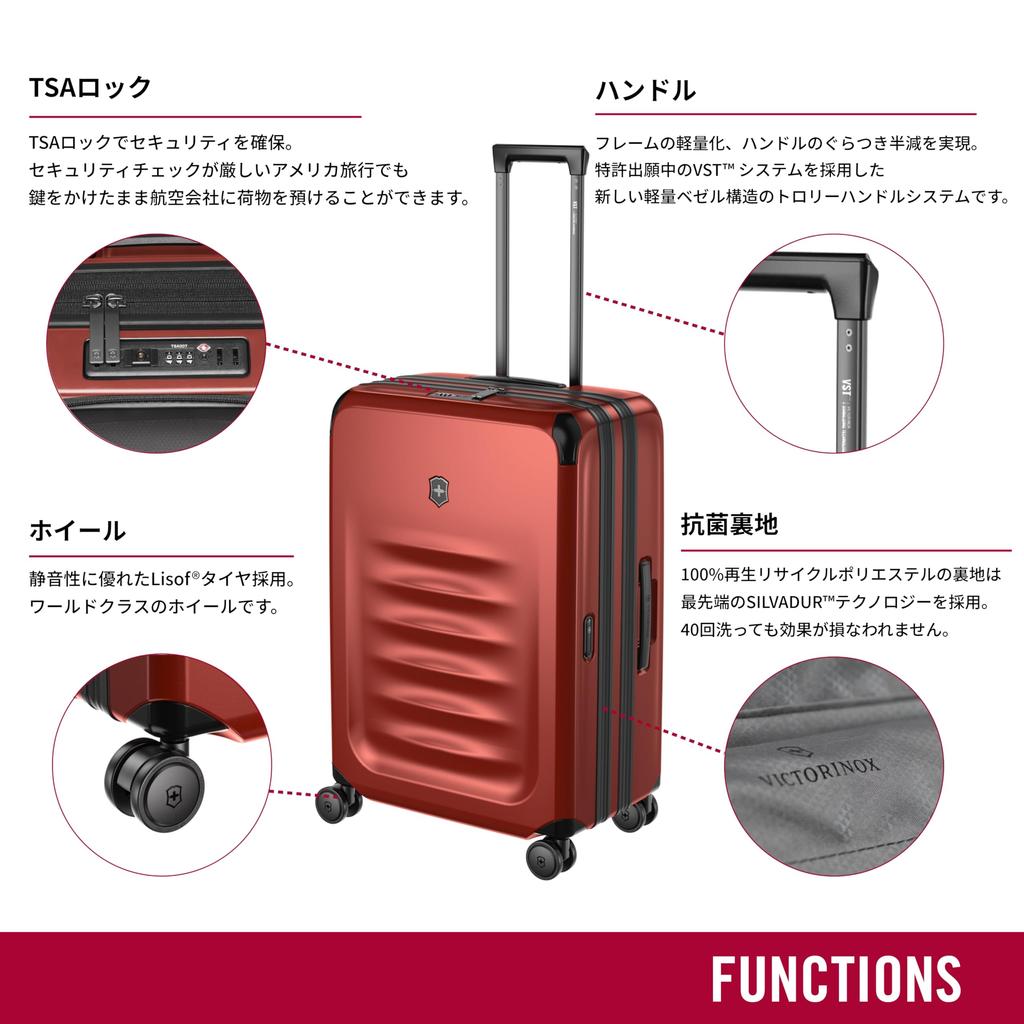 Spectra Erweiterbarer Großer Erweiterbarer Koffer bis zu Für Männer und Business Übersee TSA Doppel 8 611762 [Victorinox] 3.0 Koffer, 40%, Business, Frauen,