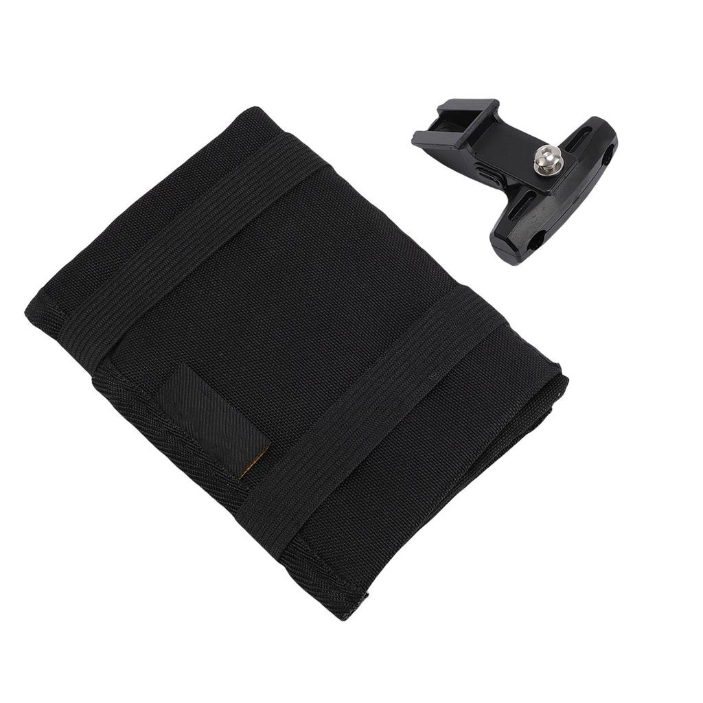 Road Bike Saddle Bag Polyester Multi Compartments Touch Fastener Compact Bike Tool Storage Tail Bag for Repair