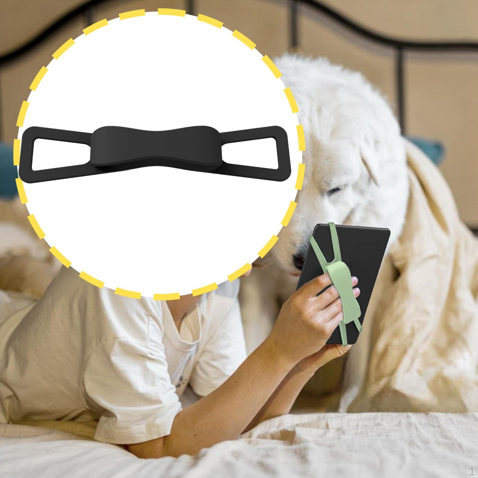 

Ремінець-тримач для планшета Надійне захоплення Високоеластична підставка Універсальні аксесуари Захист від падіння чорний