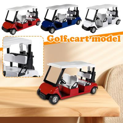 Golf Arabası Die-Cast Oyuncak Model – Geri Çekmeli Alaşım Araba Çocuklar ve Koleksiyoncular İçin