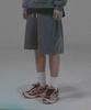 Paensyo Snap Bermuda Pants - Gray
