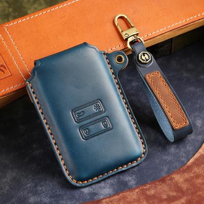 Suitable for Renault R4/R5 Boreal Modus Twingo E-Tech Lutecia Symbioz Concept Taliant Handmade Cowhide High-End Car Key Cover