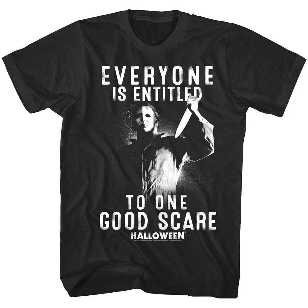 Halloween Everyone is Entitled to One Good Scare Men s T Shirt 2XL