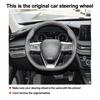 Mikrofaser-Leder Handnähen Auto Lenkradbezug Anti-Rutsch Schutzfolie Wickel für Infiniti QX60 2025 2025 2025 2025 2026