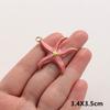 2pcs Marine Animals Pink/Hot Pink Enamel Charm Shell Jellyfish Starfish Conch Stainless Steel Pendant Charms For Jewelry Making