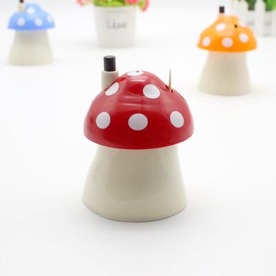 Automatický držák na párátko ve tvaru kreativního domu a houby Kapsa Malá krabička na párátko Novinka Roztomilý barový úložný stolek Gadget