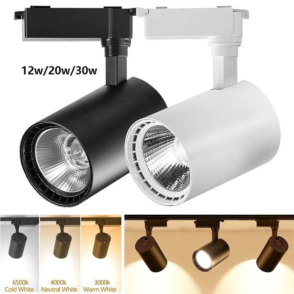 Rotated LED Track Light Track Light Downlight Durable Rail Spotlight  Store