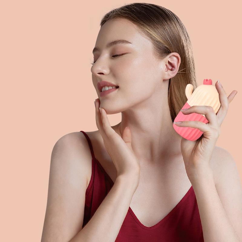 Față gheață zăbrele în formă de cactus mucegai cub de gheață silicon pentru înghețare masaj facial rulant instrument reutilizabil pentru îngrijirea pielii instrument de răcire cu gheață