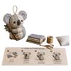 Handmade DIY Patchwork Animal Kit Vintage DIY Craft Set Hand Sewing Kit  Travel Activity