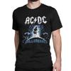 AC Rock Music DC  T Shirts Men Women Pure Cotton Awesome T-Shirt Round Neck Heavy Metal Tees Short Sleeve Clothes Plus Size