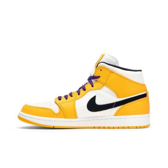 Air Jordan 1 Mid Lakers 852542-700
