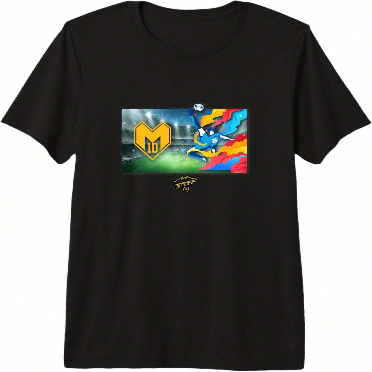 Abstracto Premium Tri-Blend T-Shirt S разноцветный
