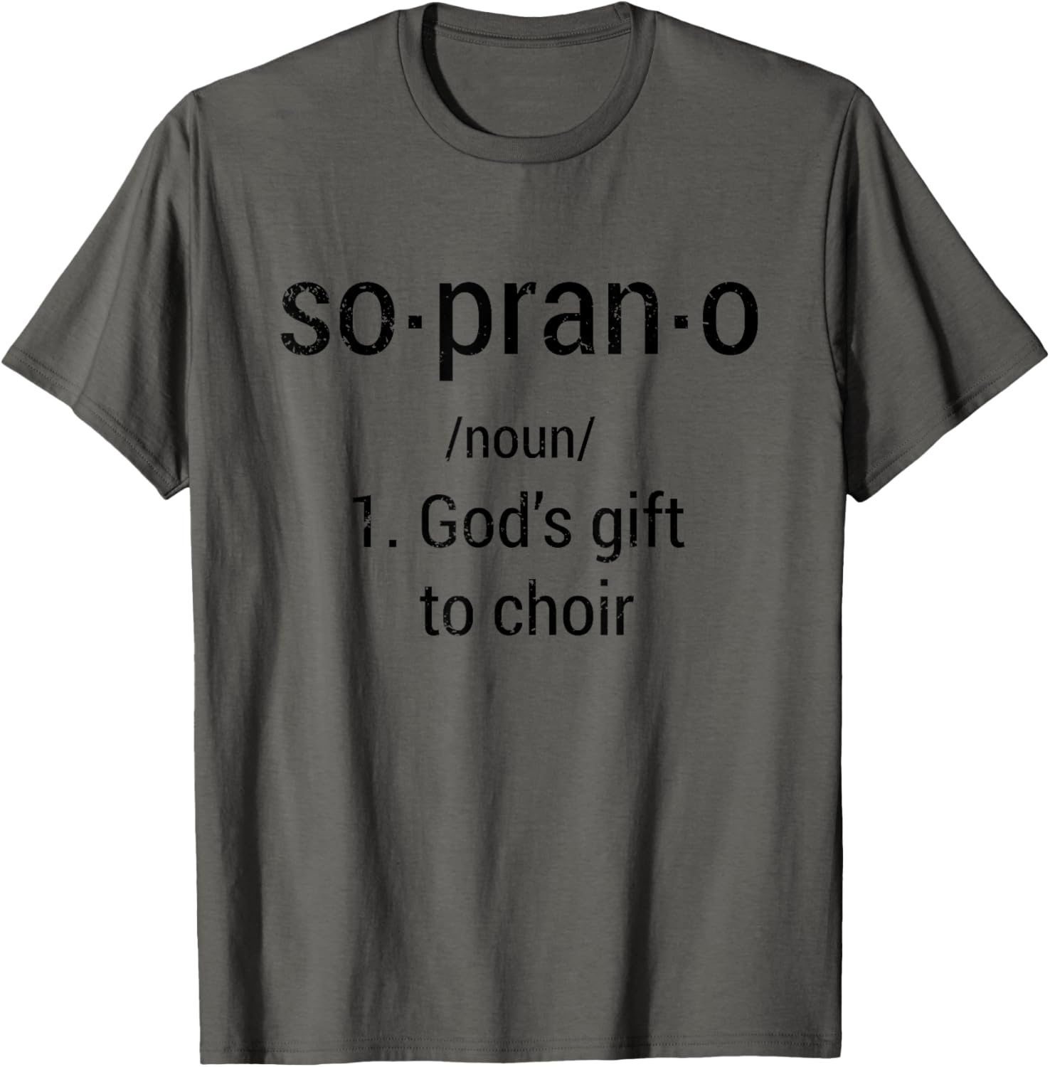 Soprano Definition Choir Singers T-Shirt S разноцветный