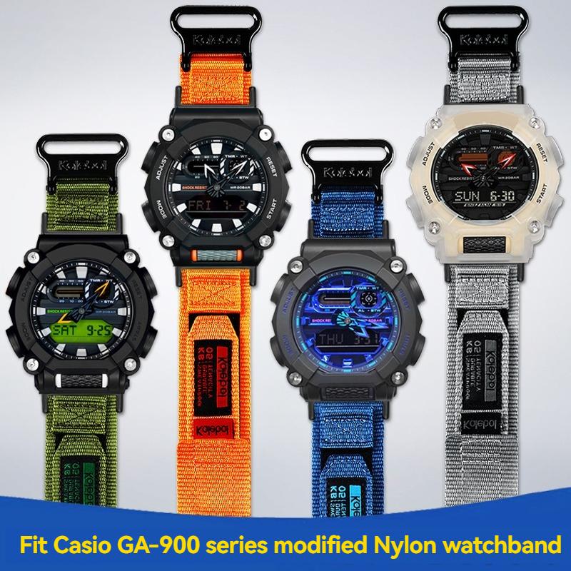 GA900 Modifiziertes Uhrenarmband Für Casio Uhren G-shock GA-900A/VB/TS DW-6900 Armbänder Herren Outdoor Wasserdicht Sport Nylon Armband