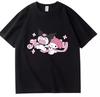 2026 Neues Mode Rundhals Kurzarm T-Shirt Frühling Sommer Kuromi Damen T-Shirt Unisex Trendiges Top