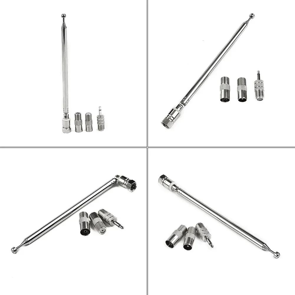 75 cm einziehbare DAB-FM-Radioantenne mit 3 Adaptern HiFi-AV-Receiver Mini-System Autos Receiver Antenne Autoteile Zubehör