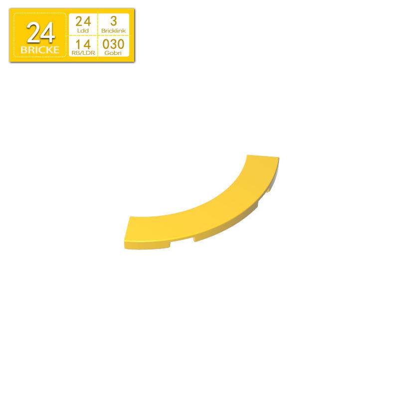 Curved 4x4 Light Panel Brick, Compatible with LEGO 27507, MOC DIY Building Blocks 50g (approx. 74 pcs)