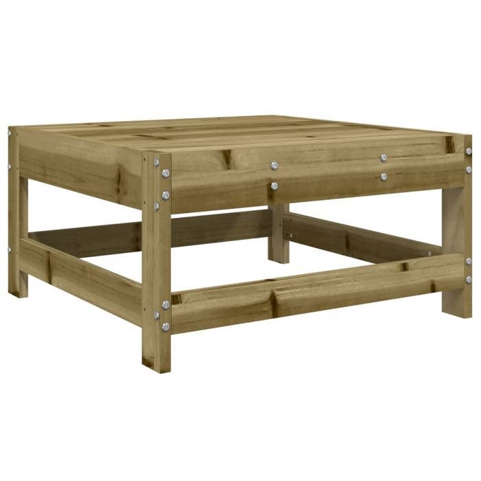 VidaXL Garden Footrest, Seat with Wooden Frame, Coffee Table, Patio Terrace Balcony Outdoor Stool, Wood of 825491