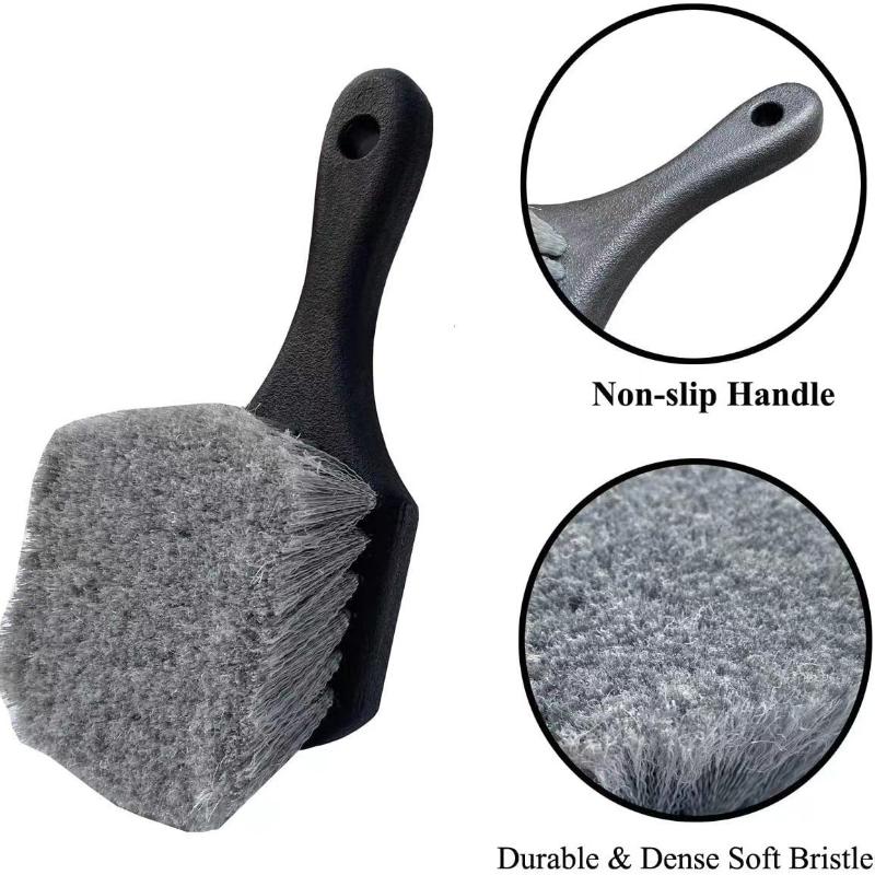 Car Tire Wheel Rim Cleaning Brush Detailing Brushes Wash Towel Universal Wheel Tire Cleaning Tools Auto Accessories