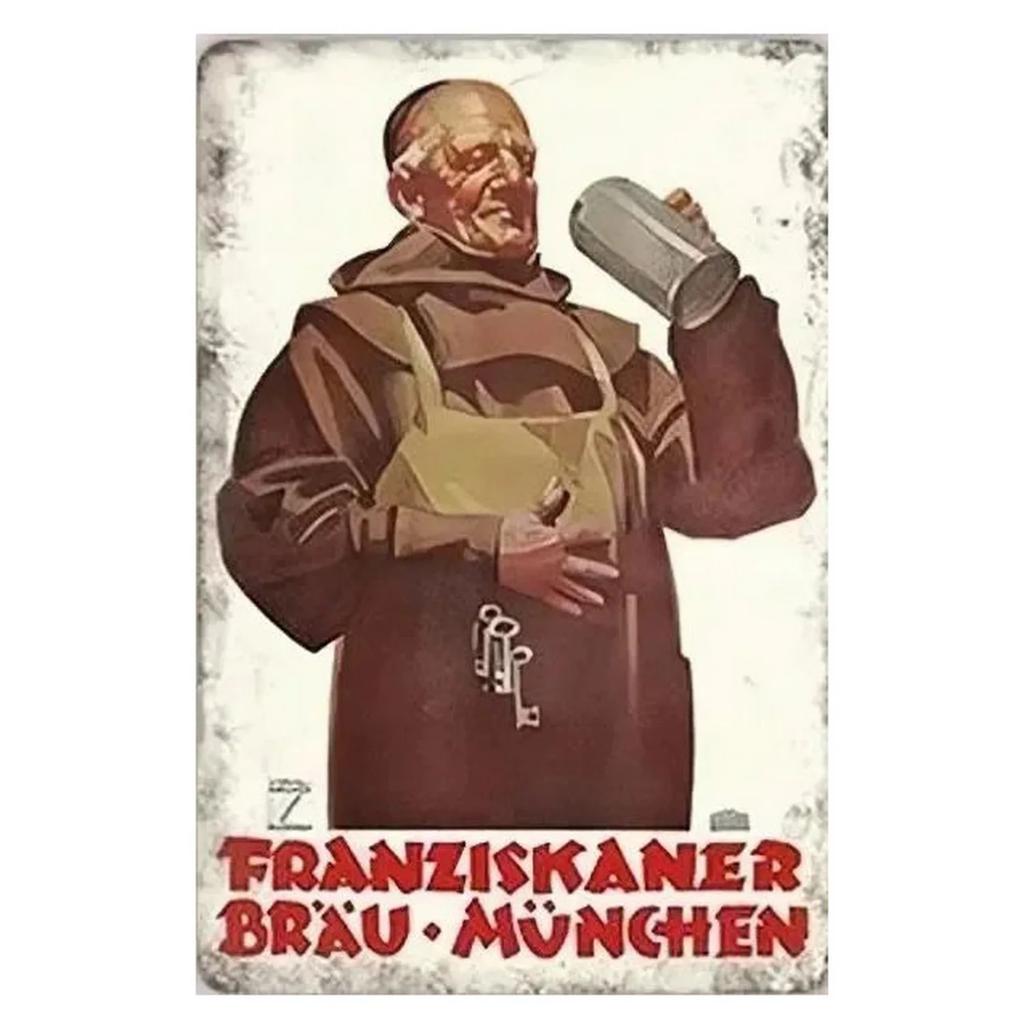 Metal Tin Signs Zurich Paulaner Wall Decoration Plaque Vintage Art Poster Iron Painting for Man Cave Home Cafe Garden Club Bar