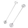 Stainless Steel Honey Dipper Sticks Double-headed Honey Stirrer Household Honey Spoon  Honey Jar