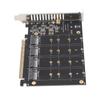 Adapter Card NVME M.2 To PCIE X16 4 Ports 32Gbps Expansion Card Hard Drive Reader Computer